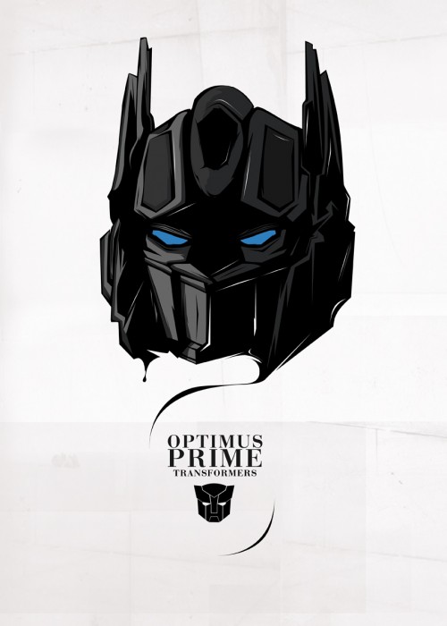 Ilustración Optimus Prime