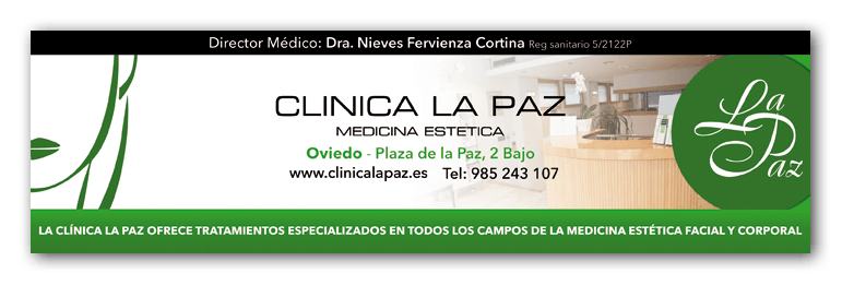 Diseño de publicidad para Clínica La Paz Oviedo