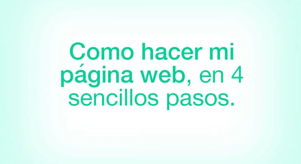 como hacer una web