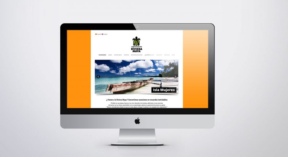 Diseño web de Experiencias Riviera Maya