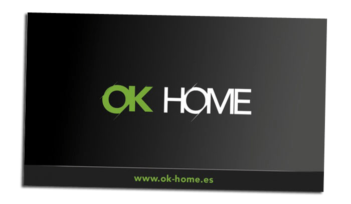 Diseño de imagen corporativa Ok Home