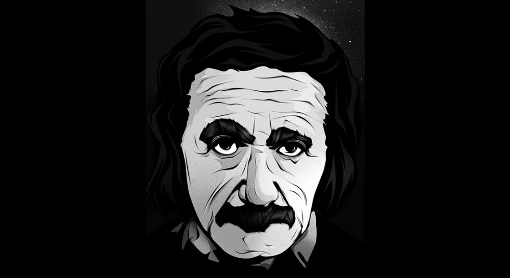 Ilustración Albert Einstein