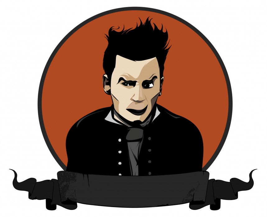 Ilustración vectorial de Johnny Depp